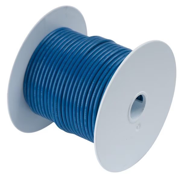 Dark Blue 16 AWG Tinned Copper Wire, 1,000ft, Ancor, Mfr#: 102199
